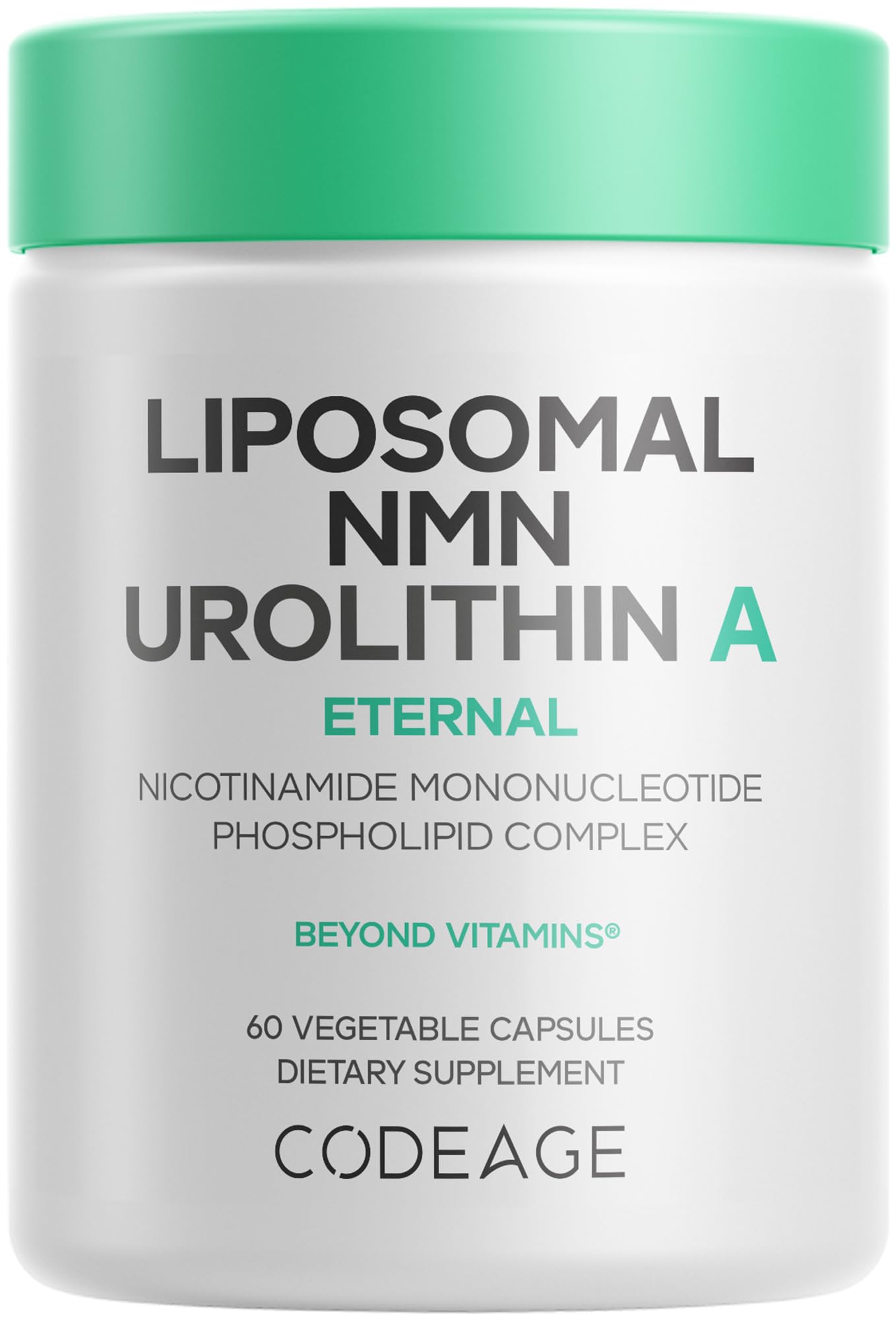 Codeage Liposomal NMN + Urolithin A, 60 Capsules