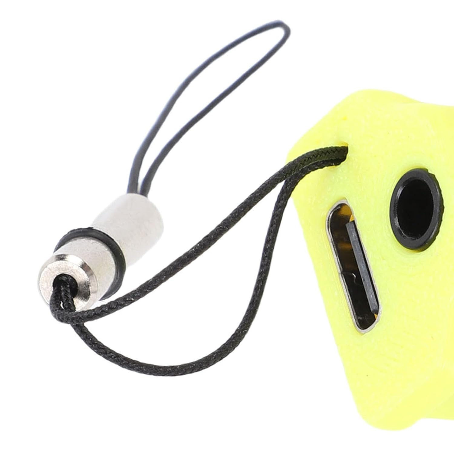 Gugxiom Charging Adapter for GBA SP with 3.5mm Headphone Jack & Type C Charging Port, Game Console Converter for Simultaneous Audio & Power, with Anti Loss Rope (Yellow)