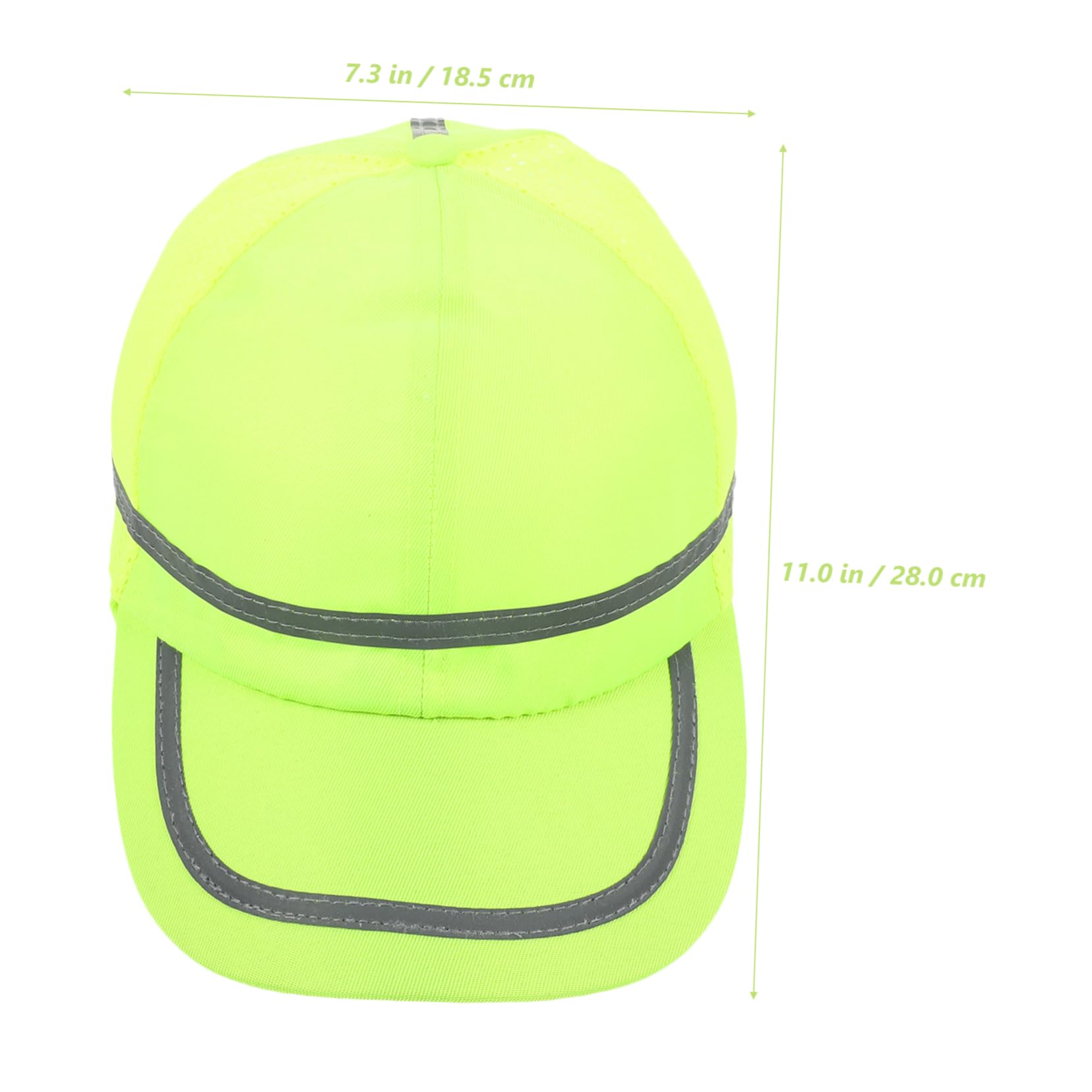 jojofuny Casco De Seguridad Reflectante Sombrero Duro Capó para Hombres Casco Gorras Hombres Sombreros Reflectante para Deportes Al Aire Ciclista