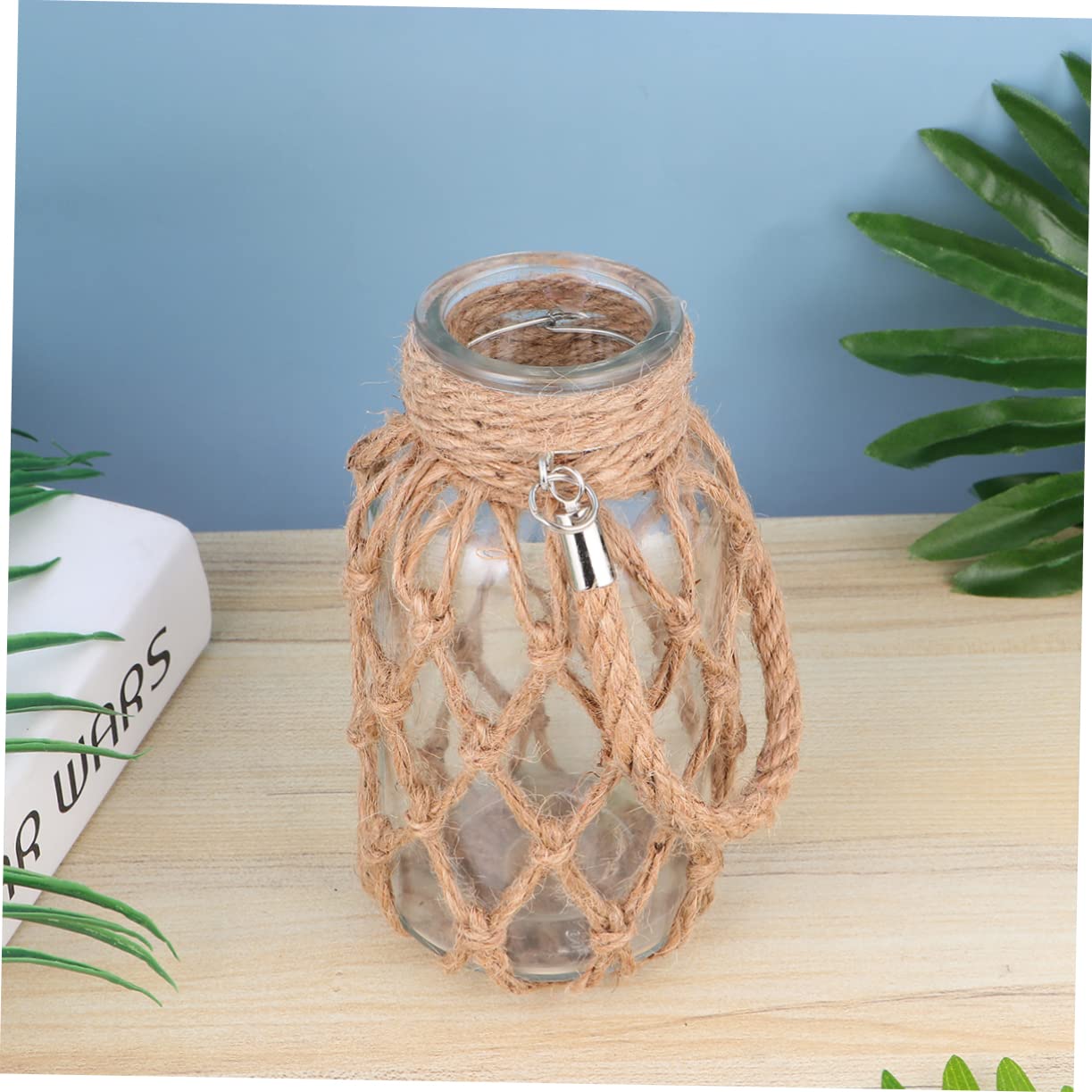 Amazon.co.jp: HOOTNEE ロープ編みデザインのガラス花瓶 水耕栽培用 Amazon.co.jp: HOOTNEE ロープ編みデザインのガラス花瓶 水耕栽培用