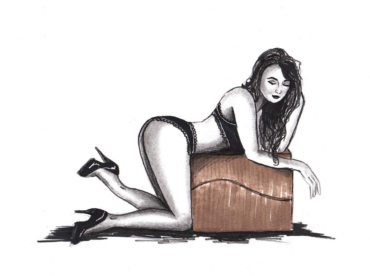 Velinda Pouf Poltrona Sesso Sex Sofa Pieghevole profilata (Colore: Nero-Rosso)