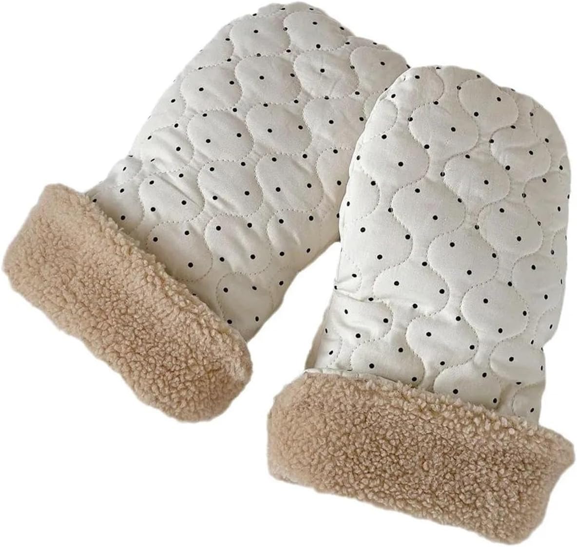 Universal Baby Stroller Gloves Winter Warm Thicker Inner Fur Antifreeze Mittens For Outside Travel