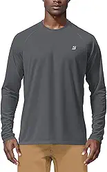 Camiseta masculina FPS 50+ para natação, proteção solar UV ao ar livre, camiseta FPS de manga comprida para caminhadas, corrida, pesca