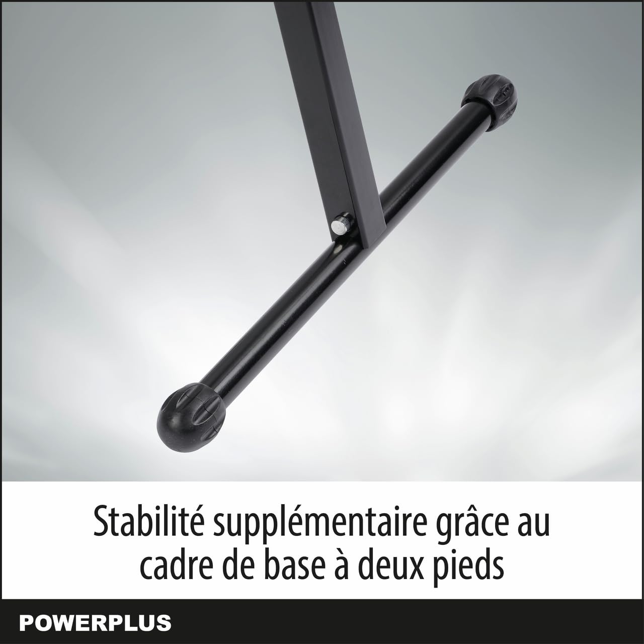 Powerplus Support pour Matériaux en Feuille POWX0700T - Tréteau Réglable et Extensible 485 x 430 mm de max. 60 kg - Hauteur de 680 mm - avec Rouleaux