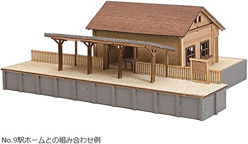 Miniatura 2 de Woody Joe N Gauge Tree Train Series 11 Nostalgia de Tren de Madera y Estación Locomotora Modelo de Construcción Ferrocarril Suministros de