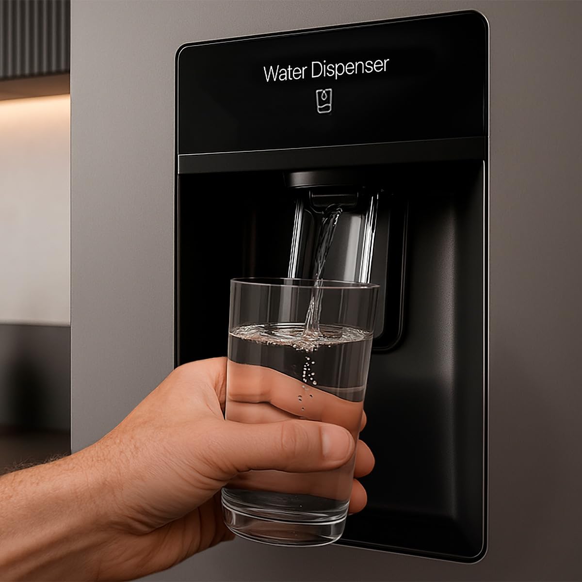 Cecotec Frigorifero Combinato con Dispenser Acqua 322L Bolero CoolMarket Combi 322i WD Inox D. Altezza 185,5cm, Larghezza 59,5cm, Tecnologia Multi Airflow, HumidityFlex HUB, LED Interno