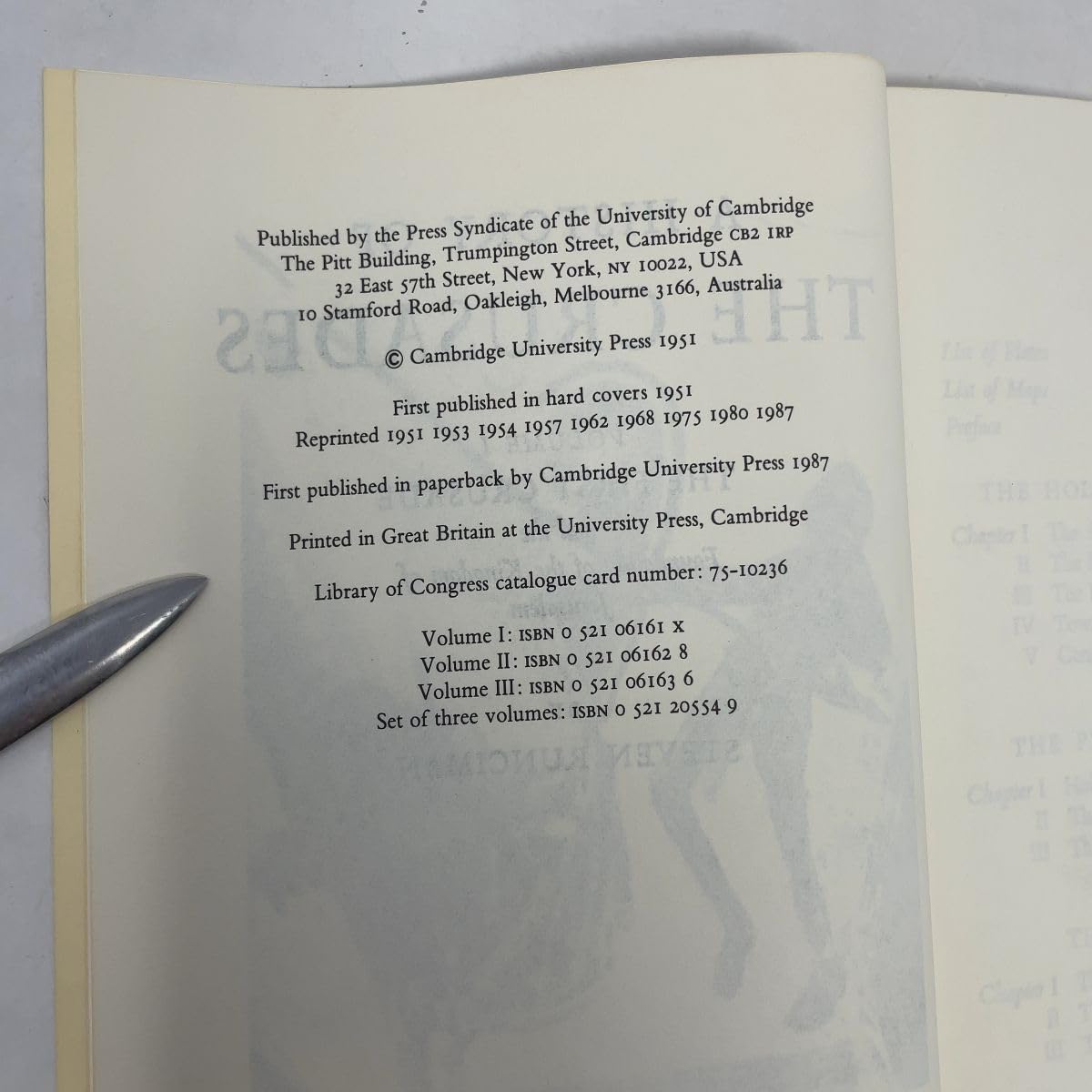 A History of the Crusades: Volume 1