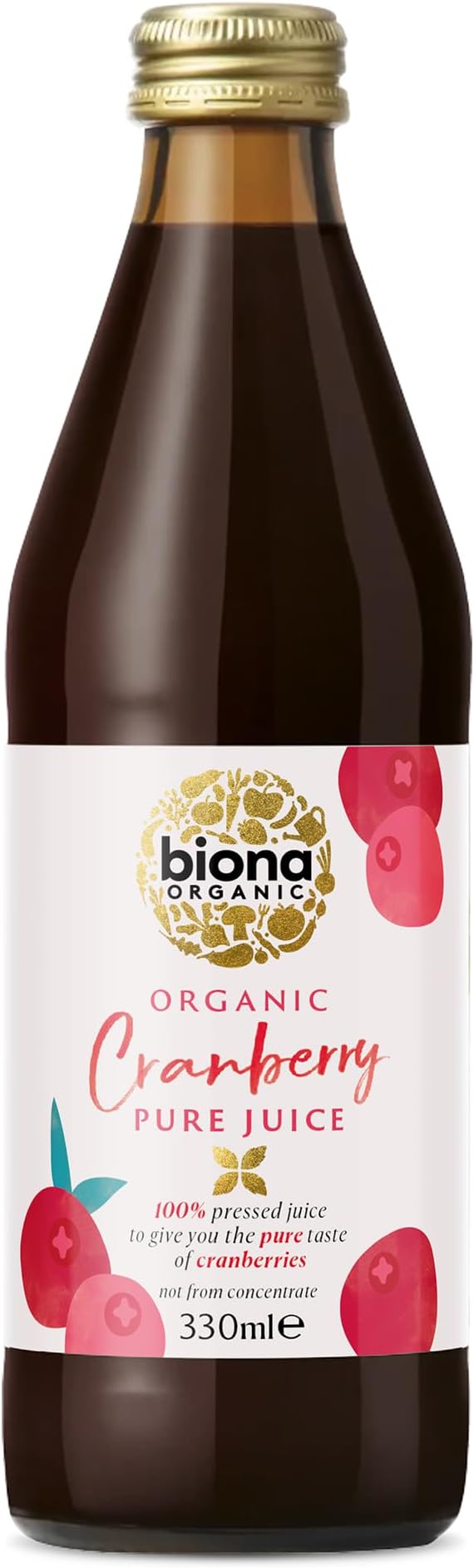 Biona Organic Cranberry Juice, 330 ml