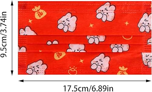 Miniatura 3 de 50 mascarillas desechables para adultos y mujeres, para regalo de fiesta, cuidado de la piel, vacaciones, transpirable, filtro de 3 capas