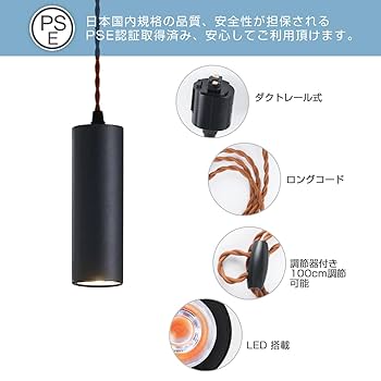 ⭐️4個 ダクトレール ペンダントライト 60W 100cmブラック リモコン Amazon.co.jp : LVWIT 4個セット ダクトレール用 ペンダント