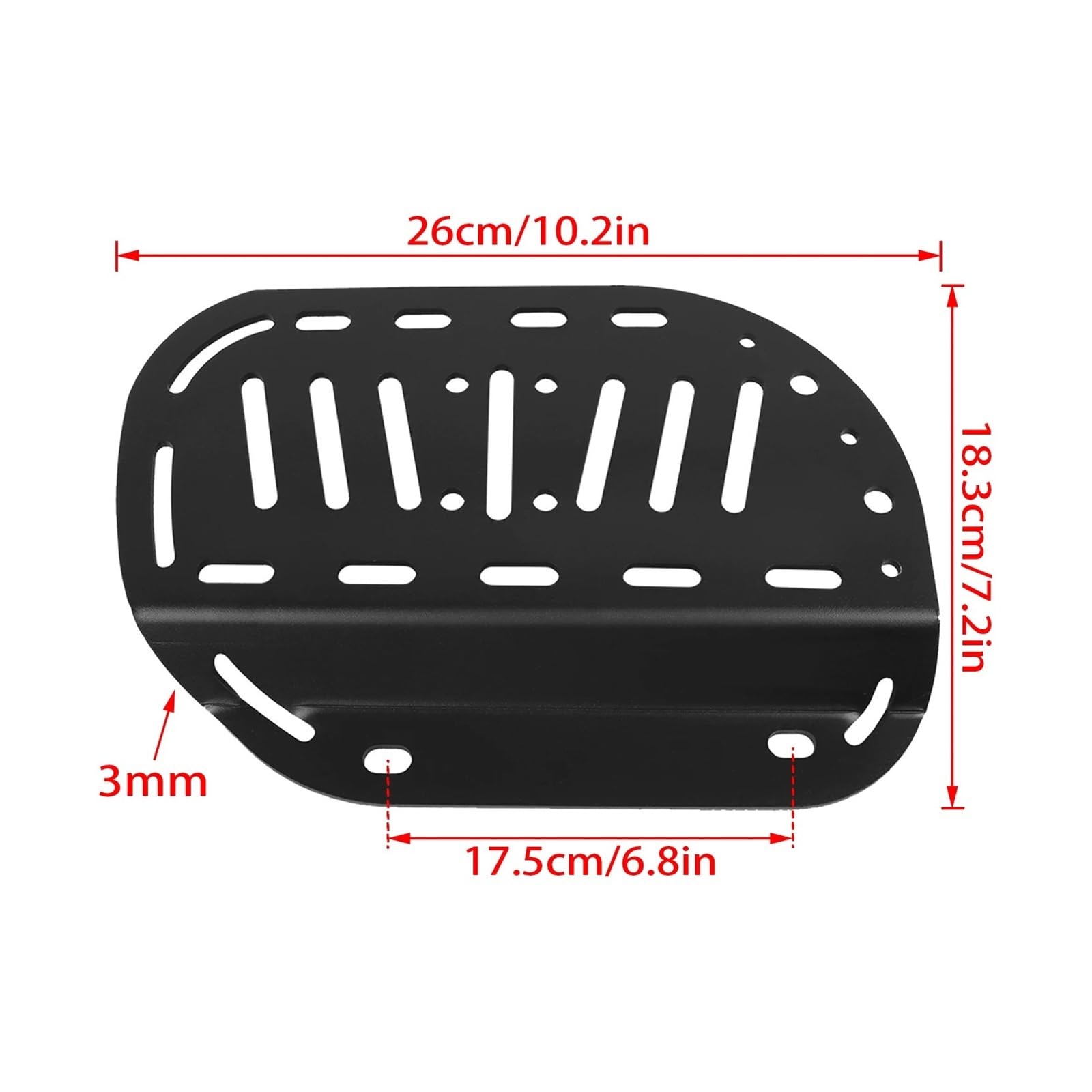 Rear Rack Handle Grab Bars Rail Carrier Expansion Support Side Bag Holder Bracket For Honda For CL500 For CL250 For SCL500 For CL300,Heavy Duty