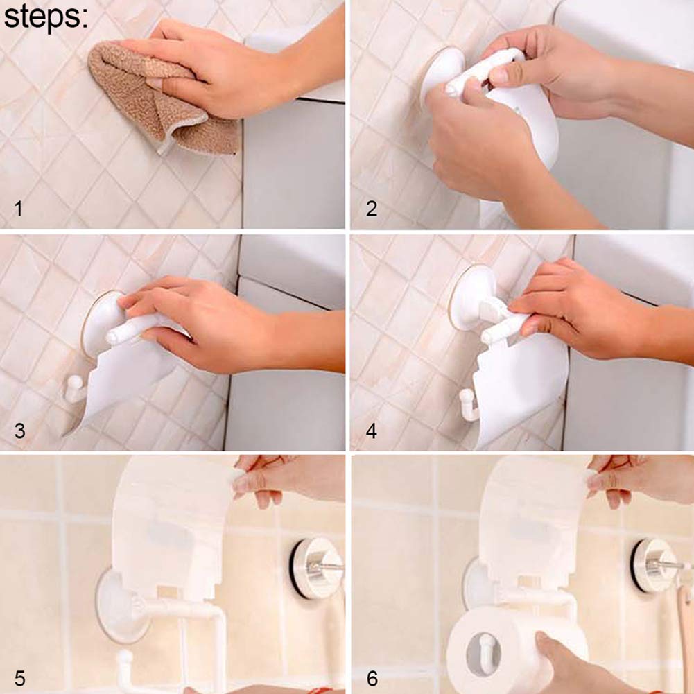 CTU Wasserdichter Toilettenpapierhalter Mit Deckel – Wandmontage, Katzen- & Kindersicher, Blau