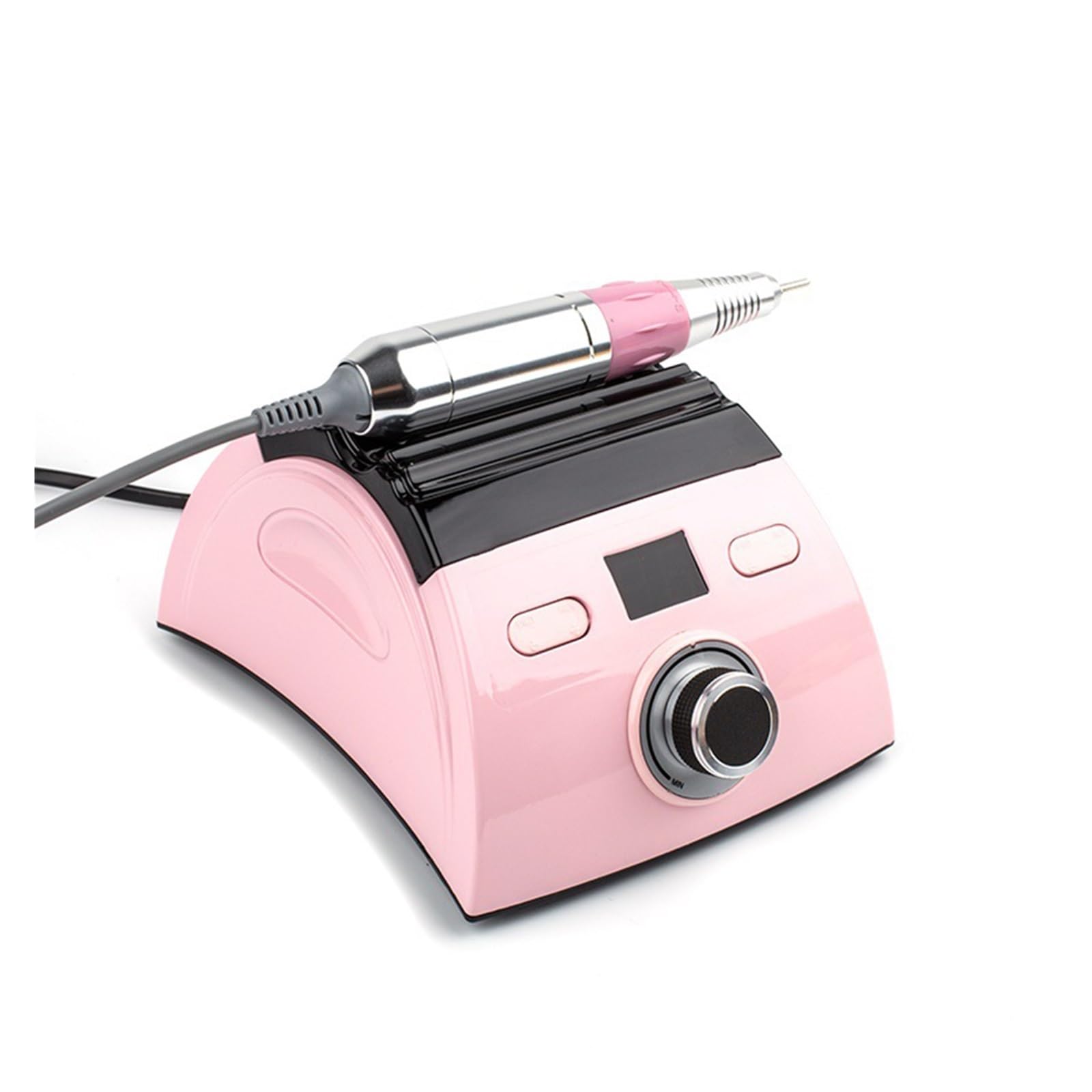 Perceuse À Ongles Professionnelle, Lime Électrique 30 000 Tr/min Avec Affichage De La Vitesse, Kit Manucure Pédicure For En Acrylique, Polissage, Façonnage , Faibles vibrations(Pink Nail Drill)
