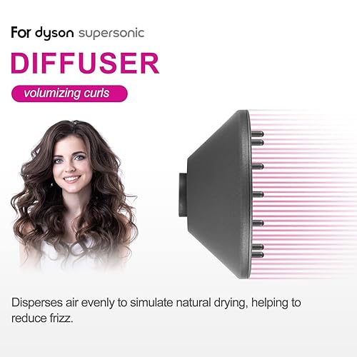 Miniatura 3 de Boquillas de fijación para Dyson Supersonic Secador de pelo HD01 HD02 HD03 HD04 HD08 HD15 Herramientas Accessaries Partes, Difusor 970266-05