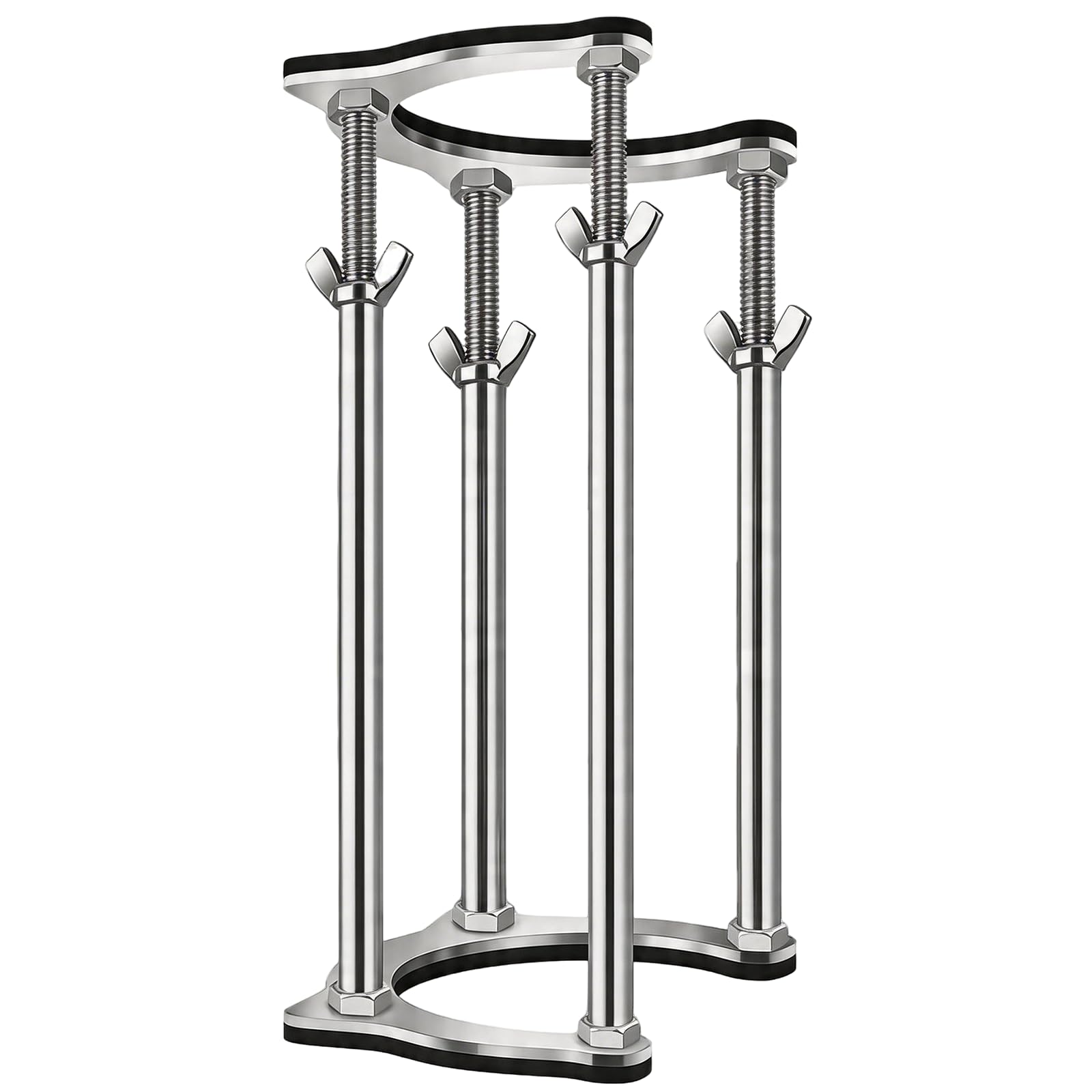Soportes para fregaderos bajo encimera con patas de soporte ajustables de acero inoxidable