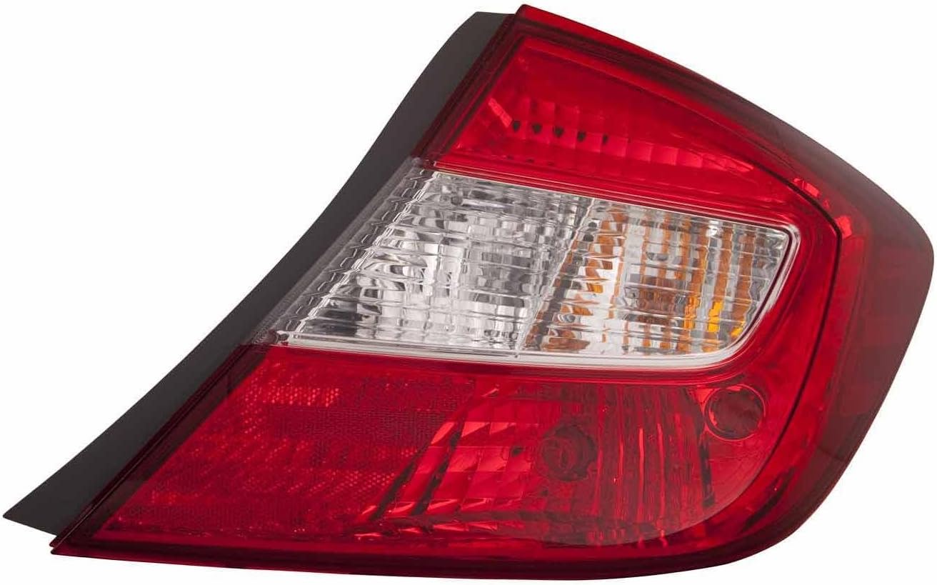 DOT Certified Lamp For Honda Civic Sedan 12 Tail Light Passenger Side 33500-TR0-A01 | HO2801180N