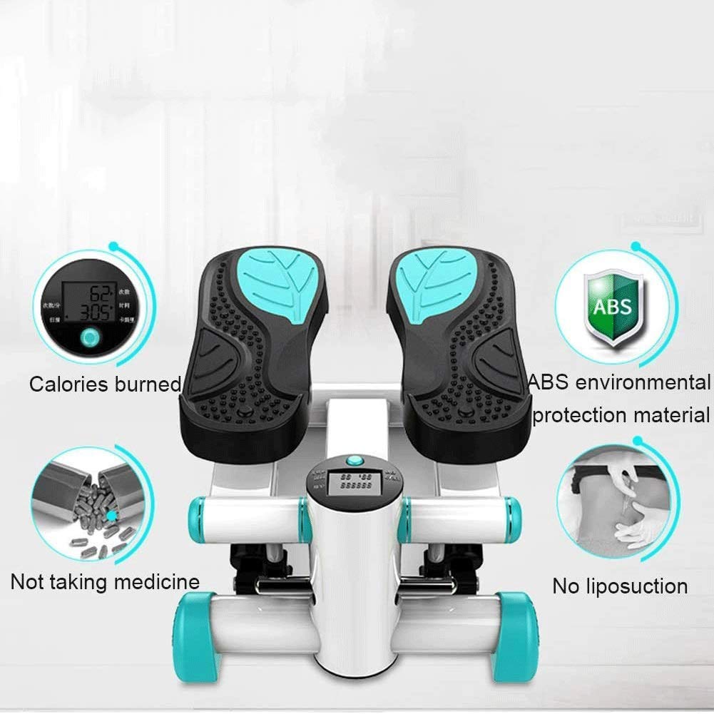 Stepper,Máquina de Ejercicios con Pasos Máquina de Pasos silenciosa para el hogar, pequeña máquina para Correr con Tubo de Estufa para Adelgazar, máquina de montañismo Multifuncional, silenc
