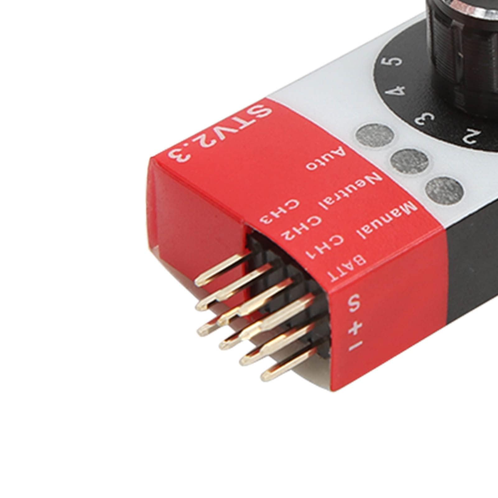 Testeur de servo RC, mini testeur de servo d'hélicoptère RC haute précision 4,8 V-6,0 V STV2.3 testeur de mécanisme de direction de réglage pour modèle de télécommande