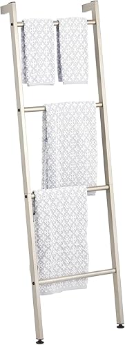 Miniatura 7 de mDesign - Escalera sin metal para colocar toallas, con 4 niveles