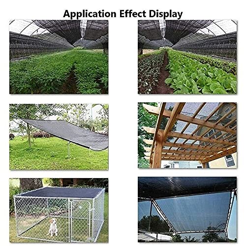 Filet d'ombrage PEHD 5x5m noir imperméable et résistant pour terrasse - 6