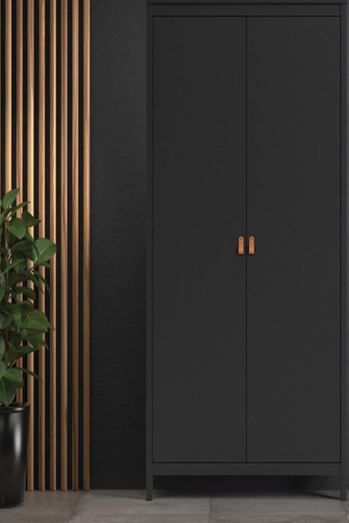 Mat Siyah Yapışkanlı Folyo 61 CM X 1 MT