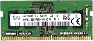 Laptop Memory Module HMA851S6DJR6N-XN Compatible Replacement Spare Part for SK Hynix HMA851S6DJR6N 4GB 1RX16 DDR4 SO-DIMM PC4-25600 3200MHz 260-Pin Non-ECC CL22 1.2V