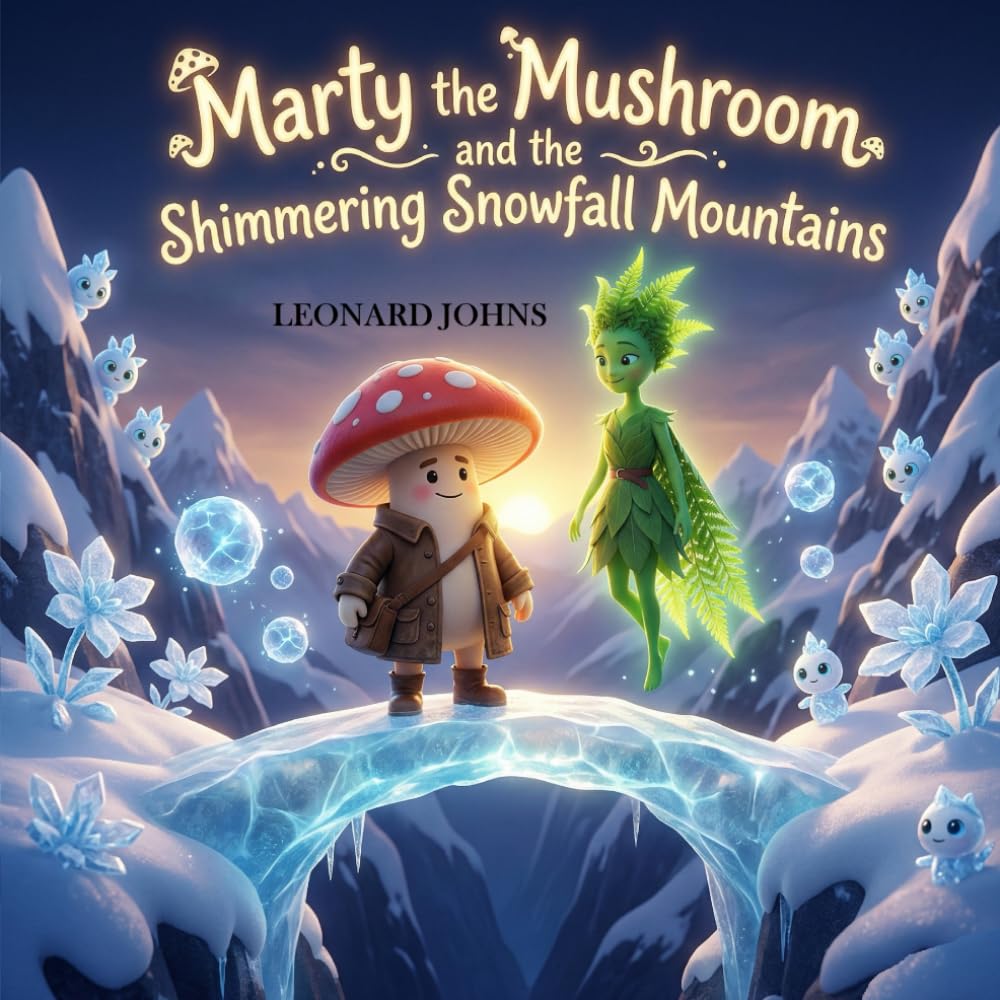 Marty the Mushroom and the Shimmering Snowfall Mountains: A Whimsical Adventure of Logic, Teamwork, and Magic (Marty the Mushroom Series) (Marty the Mushroom Series of Books)