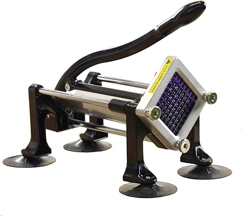 MYTASUY Cortador comercial de papas fritas de acero inoxidable. Cortador de patatas fritas para papas fritas con hoja de 38 pulgadas, cortadora