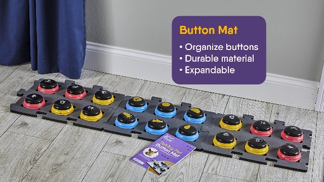 Hunger For Words Set Pulsanti Parlanti Per Cani - 4 Pulsanti Registrabili Per Insegnare Al Cane A Comunicare