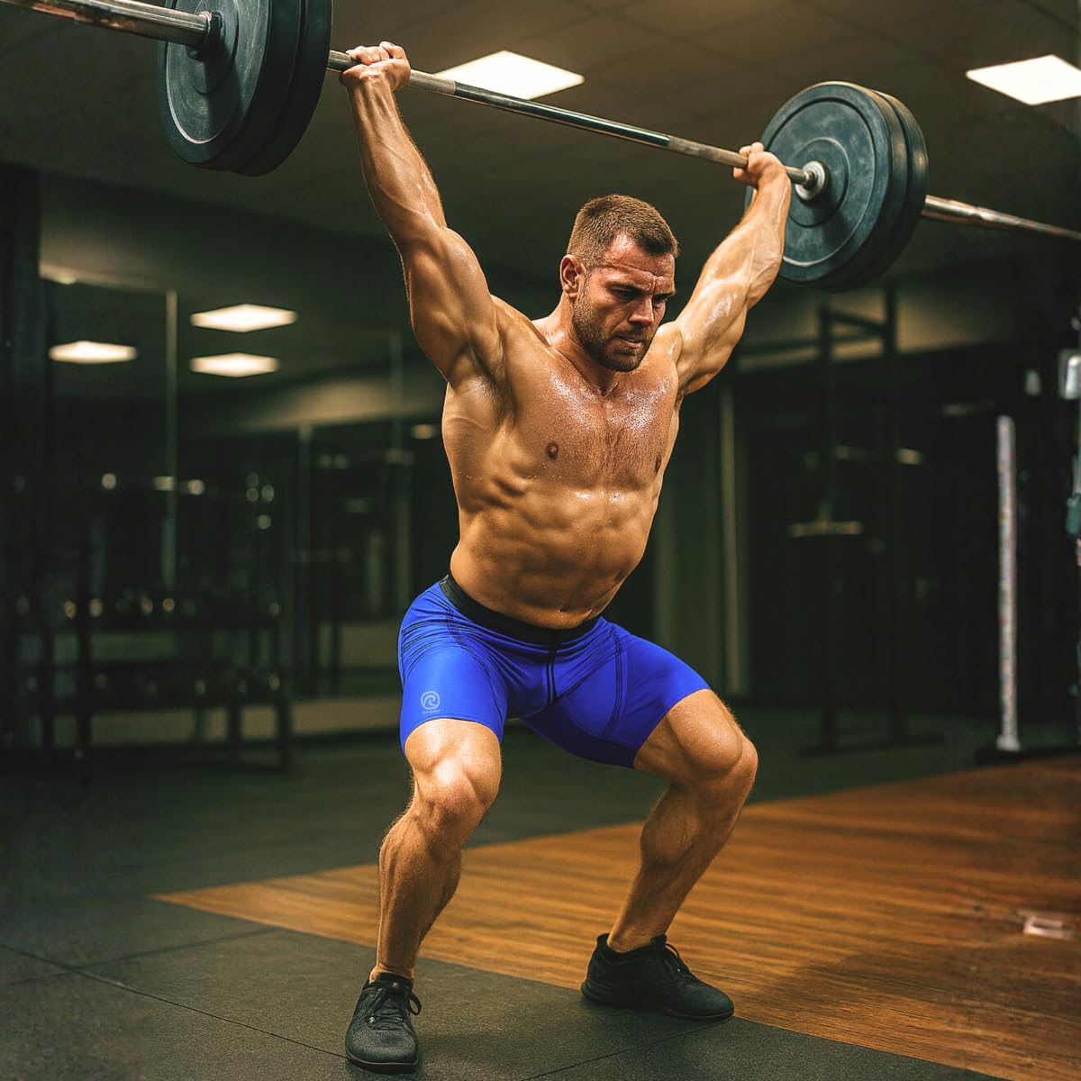 Rehband Thermohose R3, Unterziehhose, Lifting Shorts, Neopren, Wärmeisolierende Short für Kraft- und Ausdauersport, angenehme Kompression & hoher Schutz
