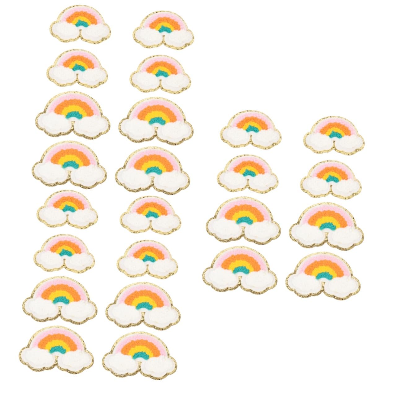Uonlytech 3 Set Toppe Decorative Chenille Per Abbigliamento Da Patches Termoadesivi E Cucibili Per Jeans E Magliette Materiale Sicuro E Resistente Facili Da Applicare 8 Pezzi*3
