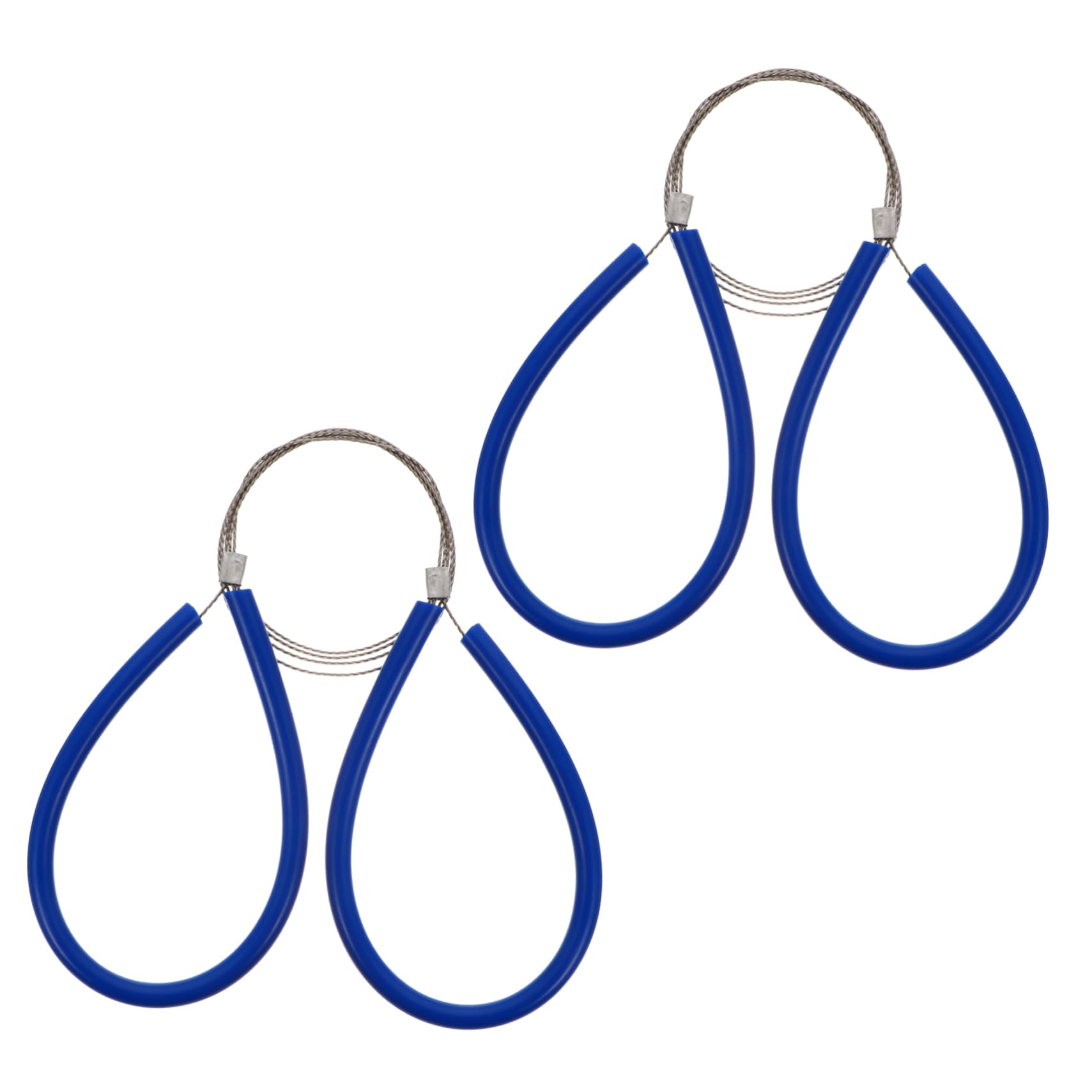 GAROZATION Stylish Pvc Handle Survival Wire Saws 2pcs Stainless Steel Wire Saws for Pvc Pipe Cable Cutting