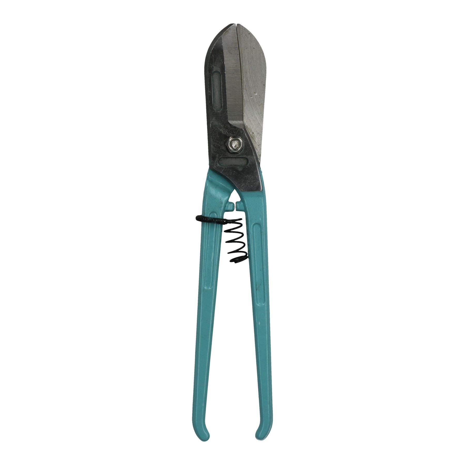 10" Tin Snips Aviation Metal Shears Cutters Straight Cutting with Return Spring