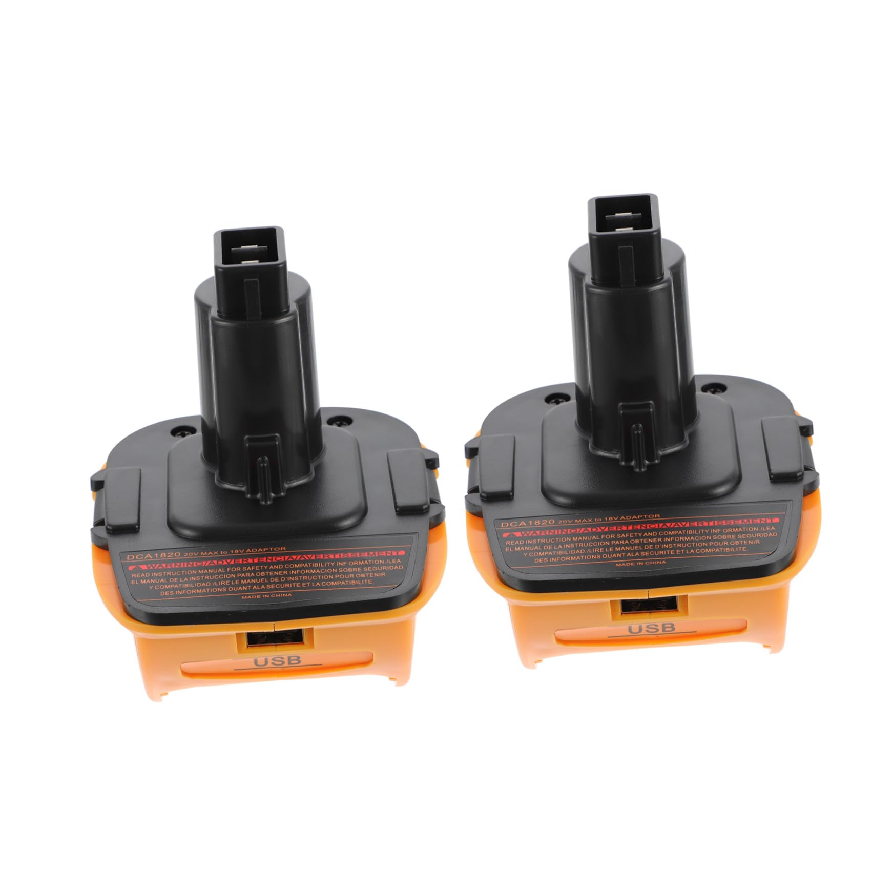 Uonlytech 2 Unidades Adaptador de Batería de Iones de Litio Convertidor de Potencia para Herramientas Eléctricas