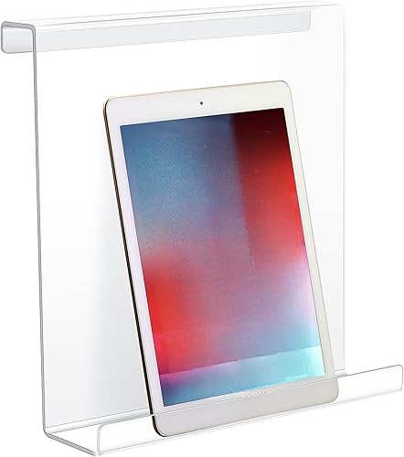 Jetec Soporte para libros para cinta de correr, estante de lectura acrílico transparente para cinta de correr, soporte universal, tableta, revistas,