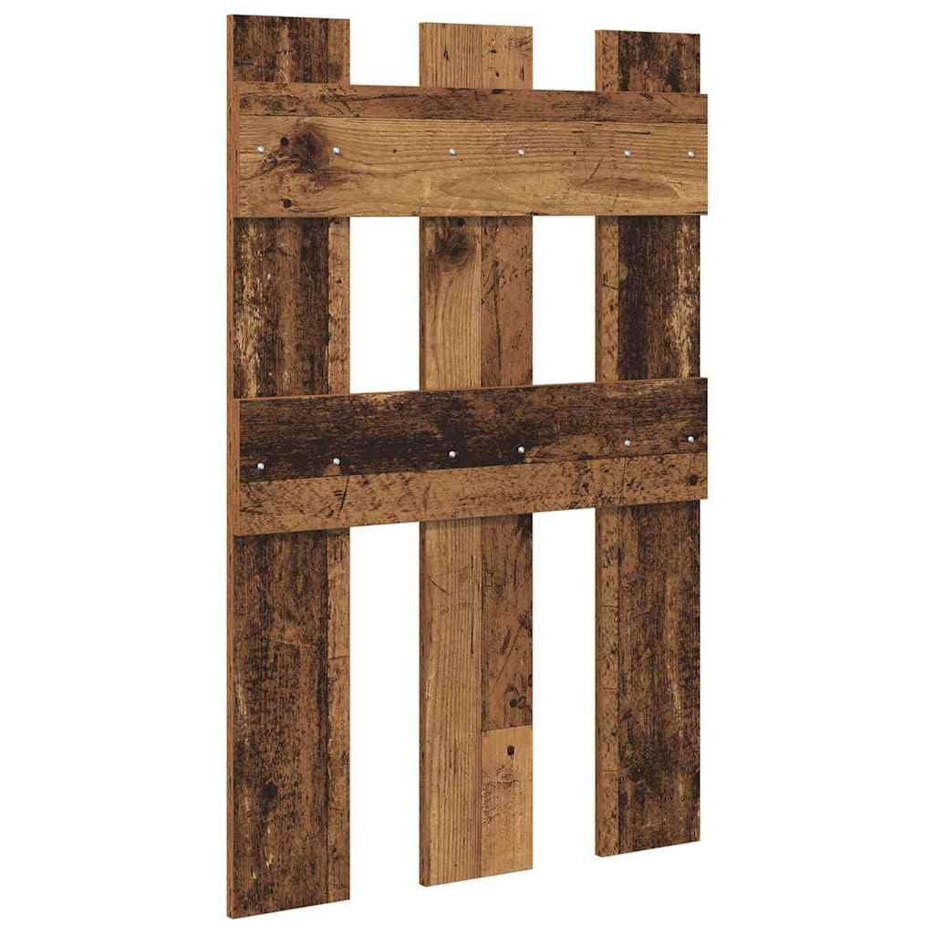 Wandmontierter Garderobenständer aus Holzwerkstoff in Altholz-Optik - Modernes Design, robust und platzsparend für Flur, Büro und Wohnzimmer