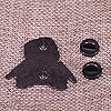 GuDeKe Edgar Allan Poe Brooch Never More Enamel Pins for Backpacks #1