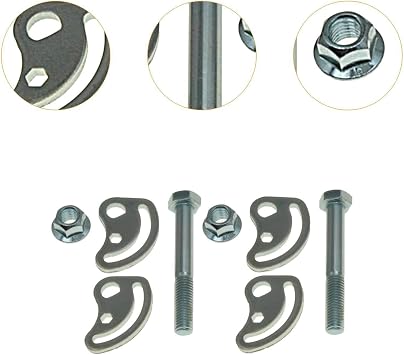 Efficient Alignment Camber Caster Bolt Set Performance Specs Parts Easy To Install Durable Metal Construction Auto Alignment Camber Caster Adjusting Bolt Set