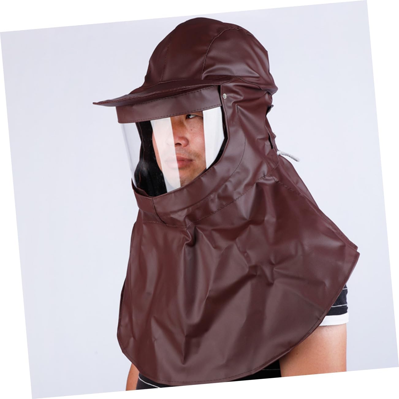 PRETYZOOM Acid and Alkali Resistant Oil Mask with Neck Cover Protective Cloak for Head and Neck for Industrial Use and Special Environments