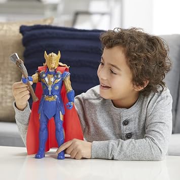 Marvel Studios' Thor: Love and Thunder Stormbreaker Strike Thor Electronic Figure 30 cm Children from 4 Years