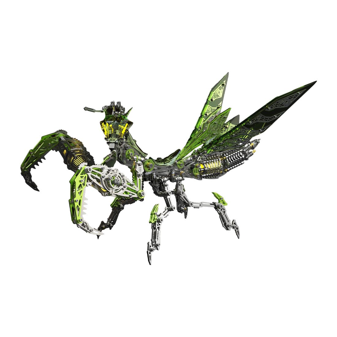 3D Metall Puzzle Modellbausatz, Gottesanbeterin Metal Modell Bausatz, DIY Edelstahl Mechanische Insekten Tier Modell, 3D Puzzle Metall Spielzeug, Dekorationen Geschenk für Erwachsene(1109 Teilen)