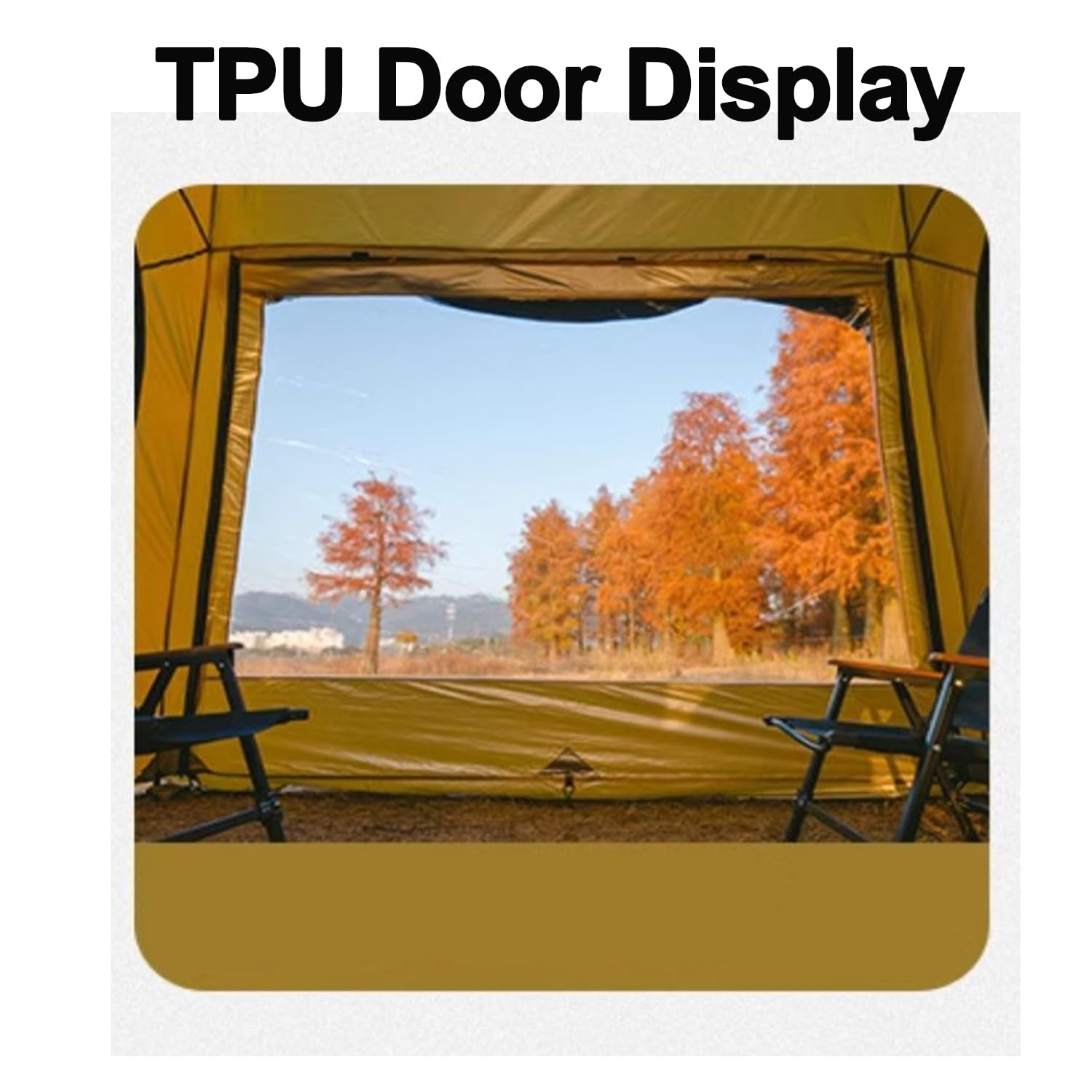 Naturehike - Tenda da campeggio per 5-6 persone, con foro per cric per stufa, 14 m², una stanza e un soggiorno con velarium, impermeabile PU2000 mm, protezione solare UPF50, tenda familiare per