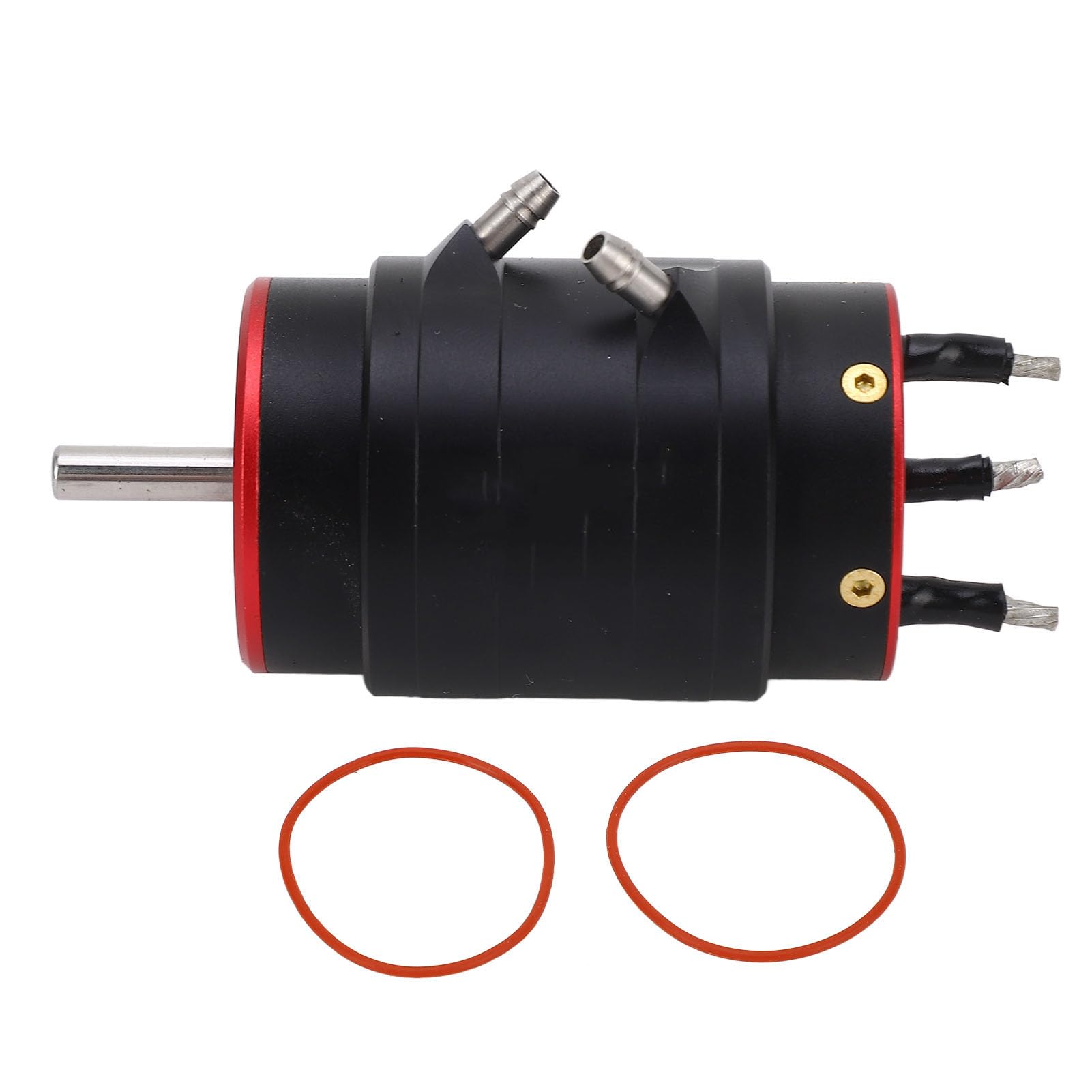 RC bezszczotkowy silnik bezczujnikowy F3660 10T o wysokiej wydajności 2150KV 2-biegunowy silnik do 1/14 1/10 samochodów RC i łodzi ze stopu aluminium czerwony czarny