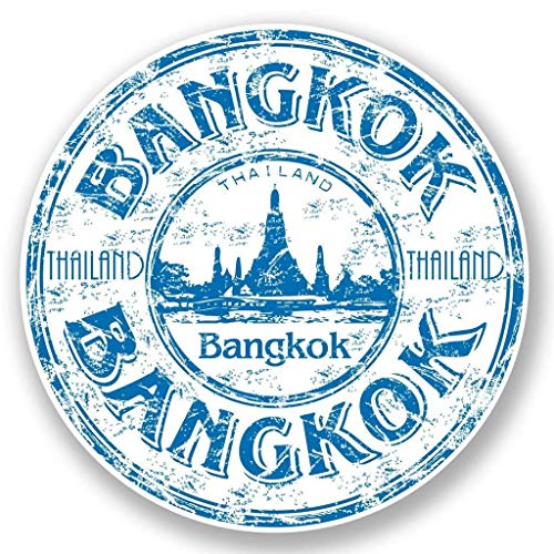 Bangkok Thailand Thai Round Metal 0.75" Lapel Pin Hat Shirt Pin Tie Tack Pinback2