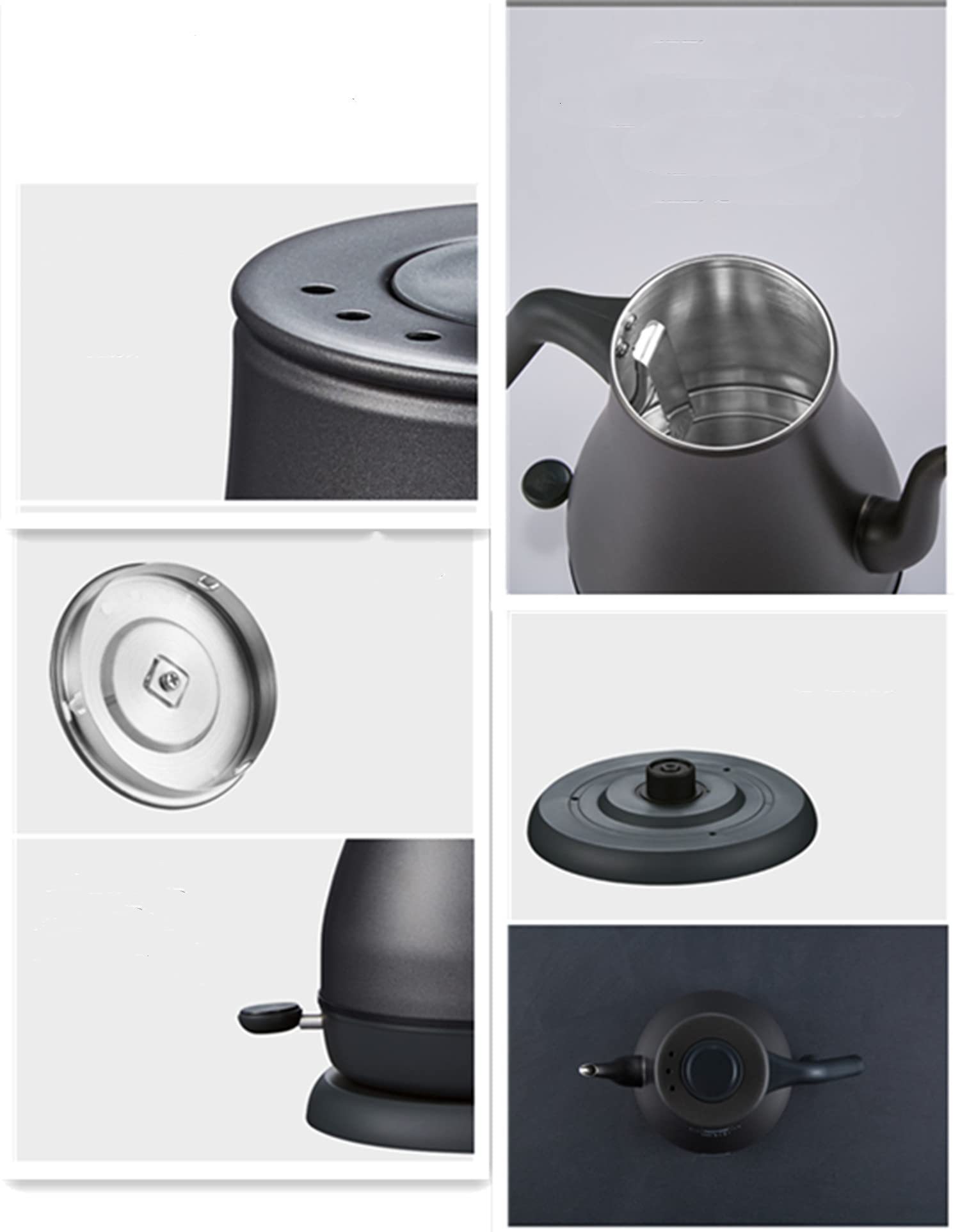 DCIGNA Electric Water Kettle, Electric Gooseneck Kettle 1L, Small Tea