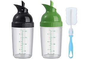 Salad Dressing Shaker Container, Made for Home-mixed Dressings