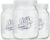 Pote de Vidro para Leite Materno Super Poder 200ml - 3 unidades