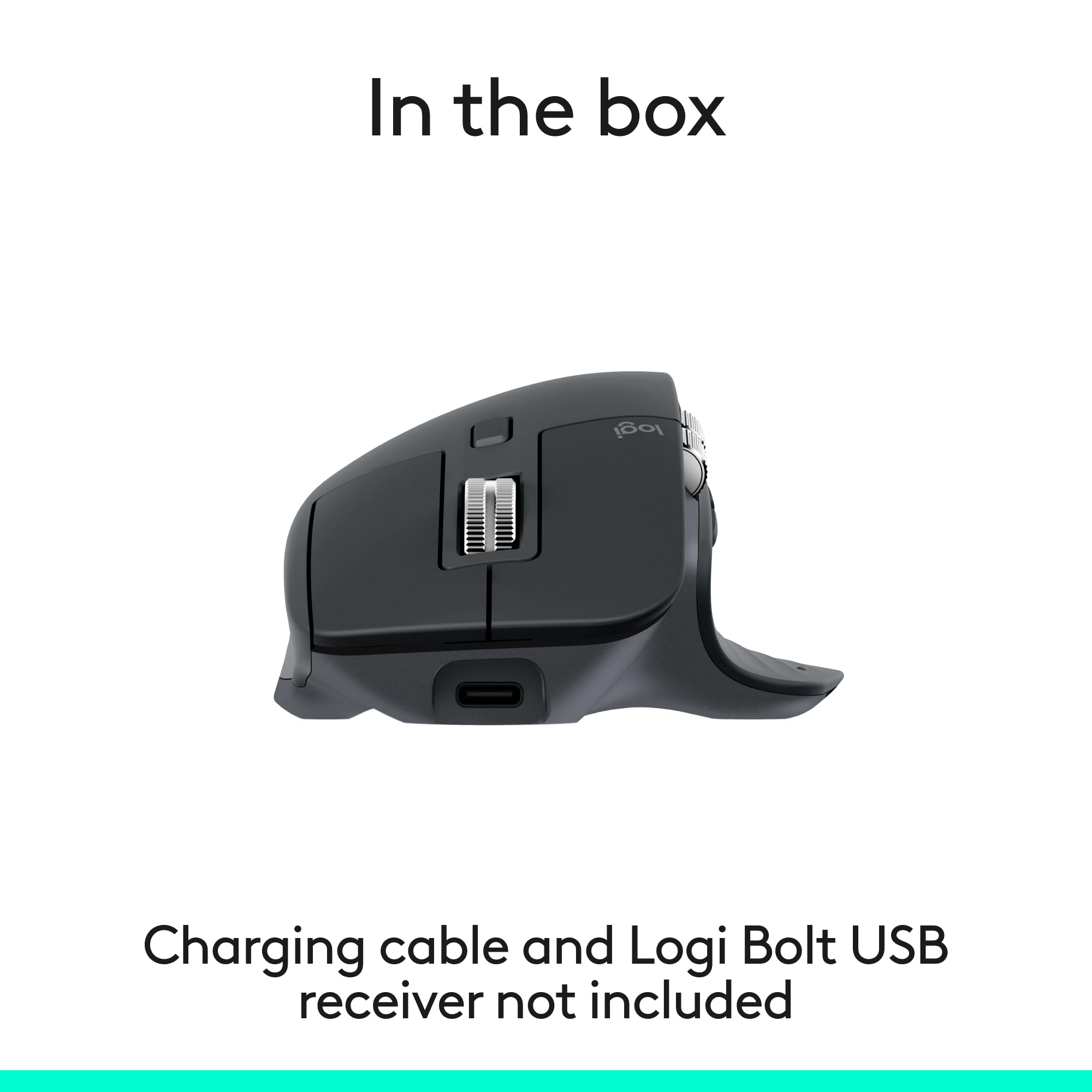 Logitech MX Master 3S Bluetooth Edition Wireless Mouse, No USB Receiver - Ultra-Fast Scrolling, Ergo, 8K DPI, Track on Glass, Quiet Clicks, Works with Apple Mac, Windows PC, Linux, Chrome - Graphite