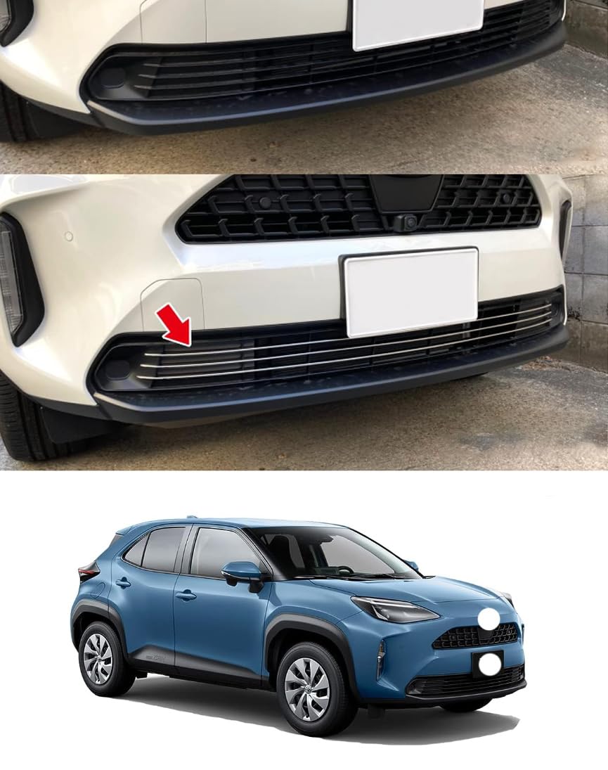 ヤリスクロス　アドベンチャー　 純正 フロントバンパ　モール　カバー　３点セット Amazon | 【Fast Cars Shop 】トヨタ ヤリス クロス MXPB1# / MXPJ1