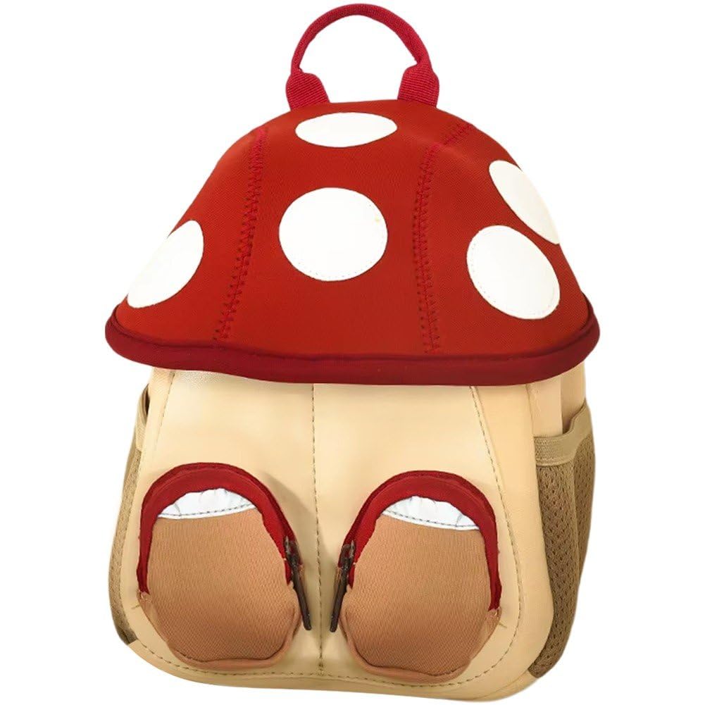 Sac à dos champignon maternelle anti-perte pour enfants de 1 à 6 ans